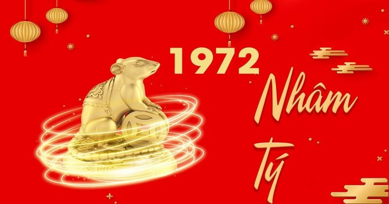 Những người sinh năm 1972 sẽ được gọi là tuổi Nhâm Tý, tức cầm tinh con chuột