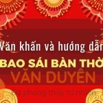 Văn khấn bao sái bát hương, ban thờ thần linh, gia tiên chuẩn