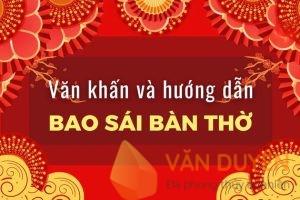 Văn khấn bao sái bát hương, ban thờ thần linh, gia tiên chuẩn