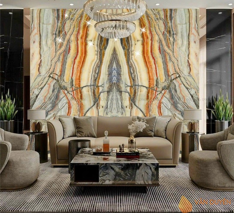 Tranh đá xuyên sáng - Tạo điểm nhấn tường tinh gọn, vừa đẹp vừa hợp phong thủy